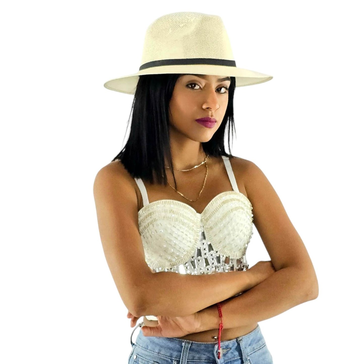 Sombrero panameño estructurado que eleva tu estilo con naturalidad elegante
