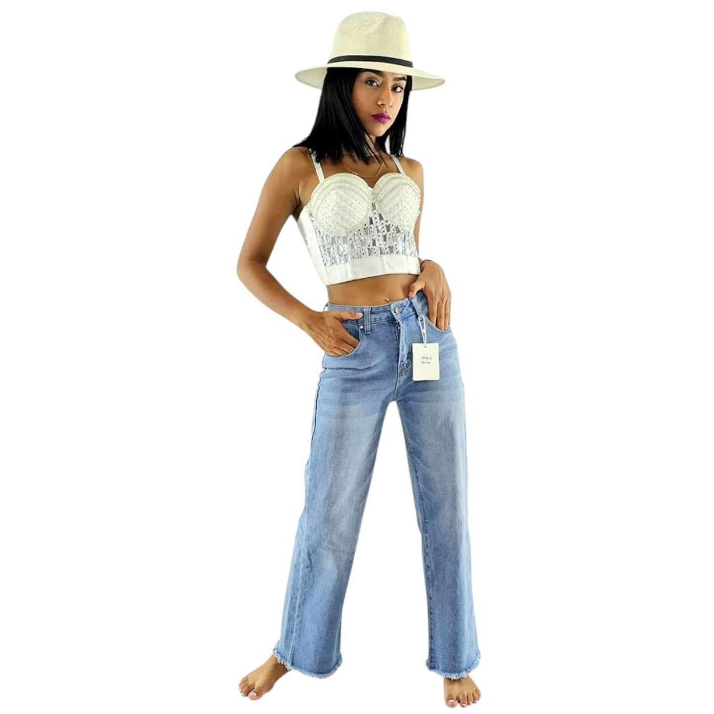 Sombrero panameño estructurado que eleva tu estilo con naturalidad elegante