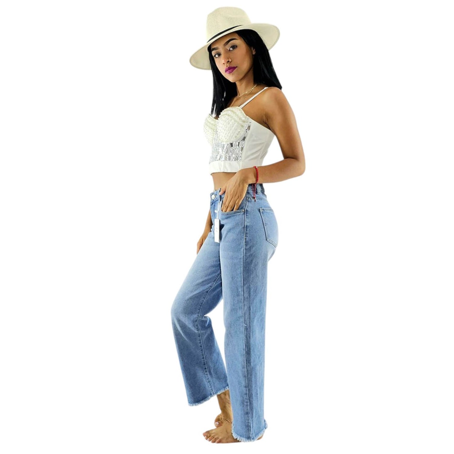 Sombrero panameño estructurado que eleva tu estilo con naturalidad elegante