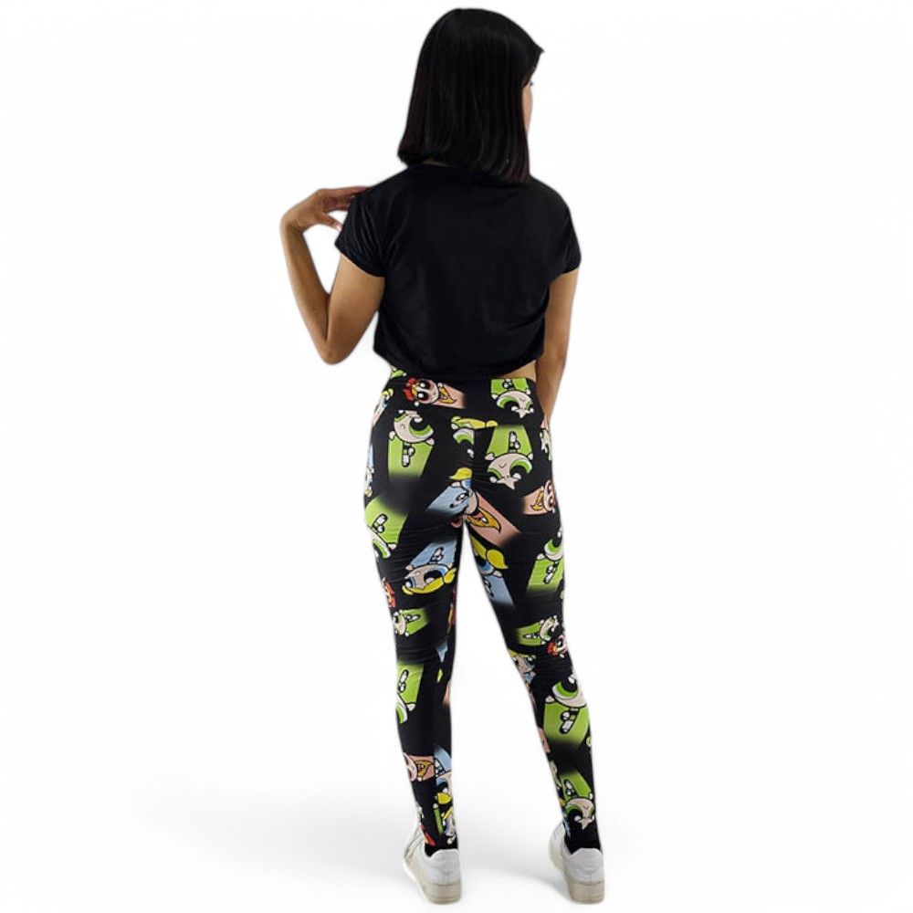 Leggins deportivos con estampado animado que despiertan tu poder interior