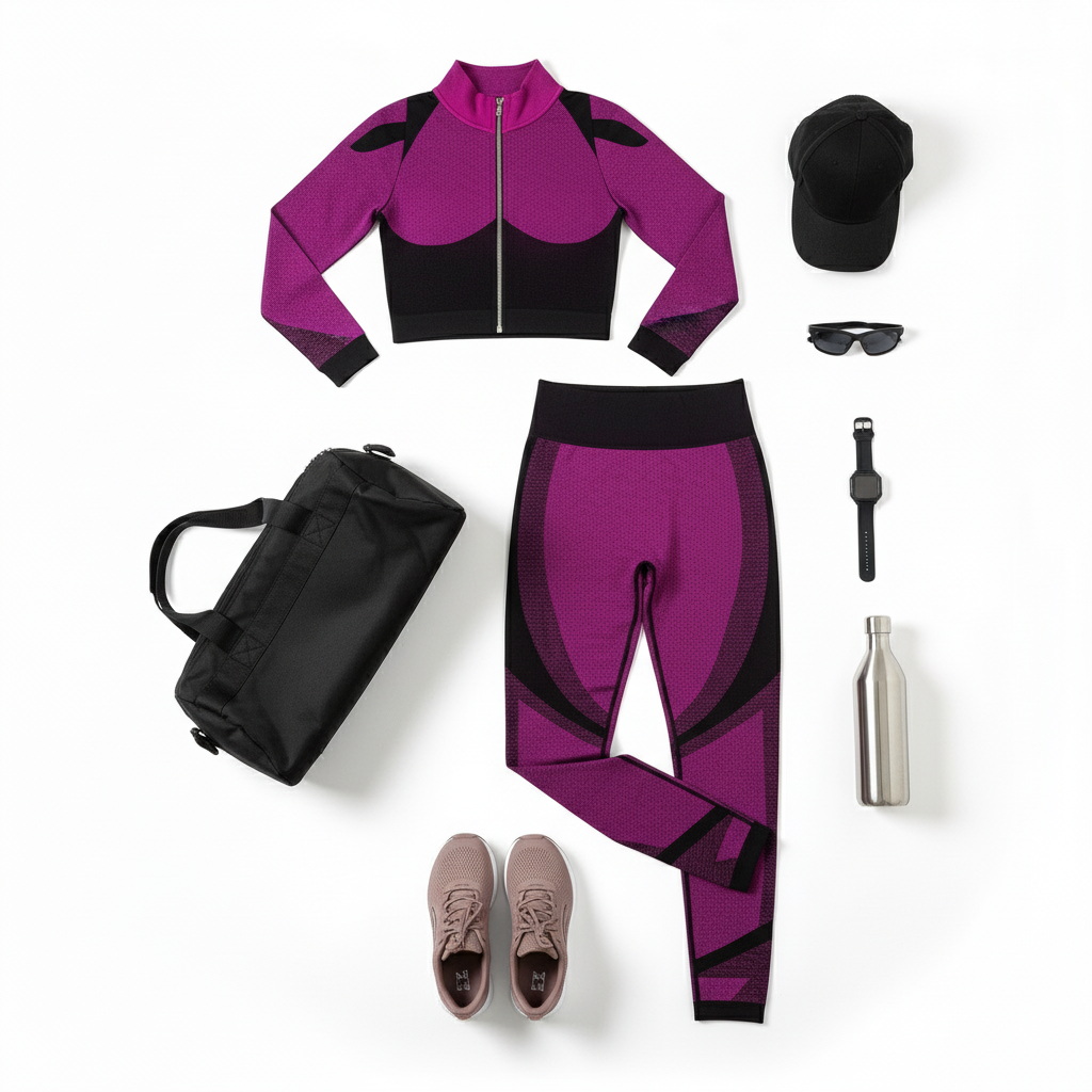 Conjunto deportivo con chaqueta que esculpe tu figura con actitud