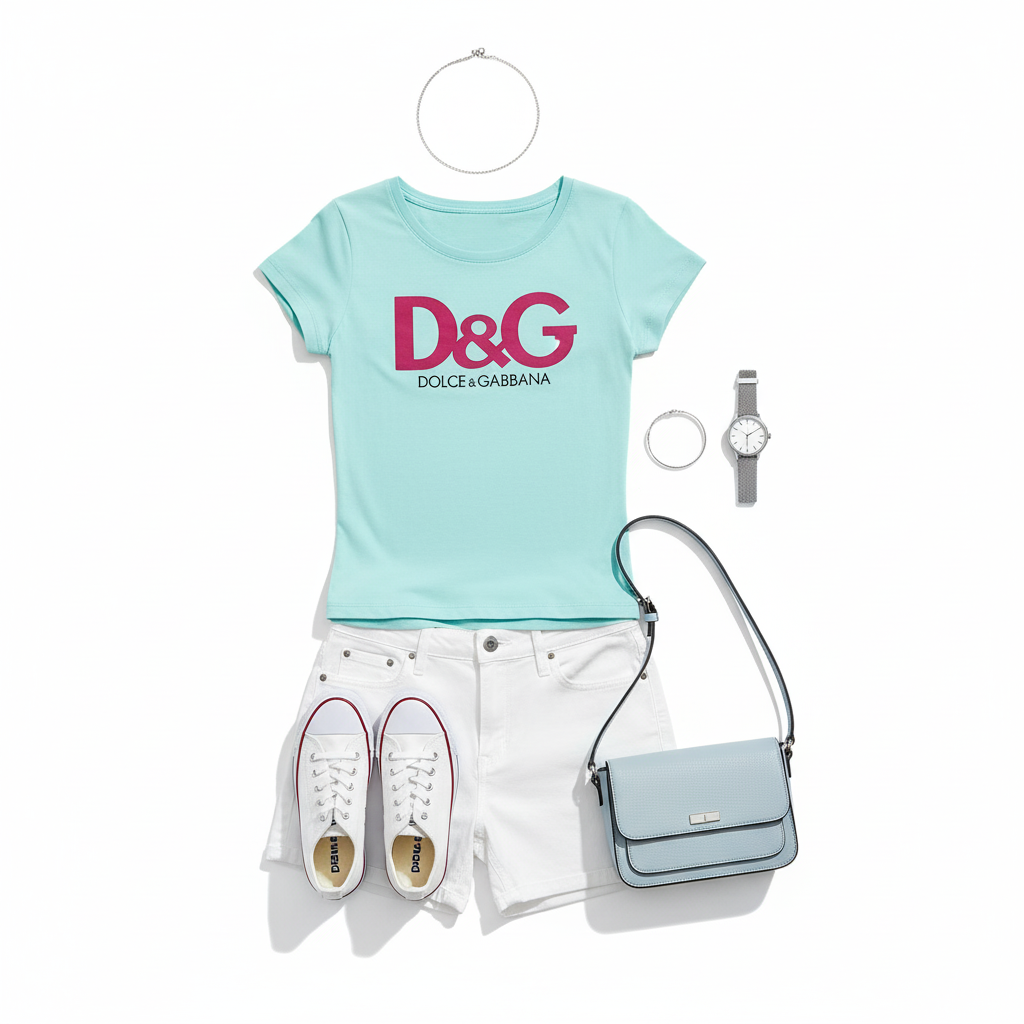 Blusa manga corta con logo para un look casual con estilo