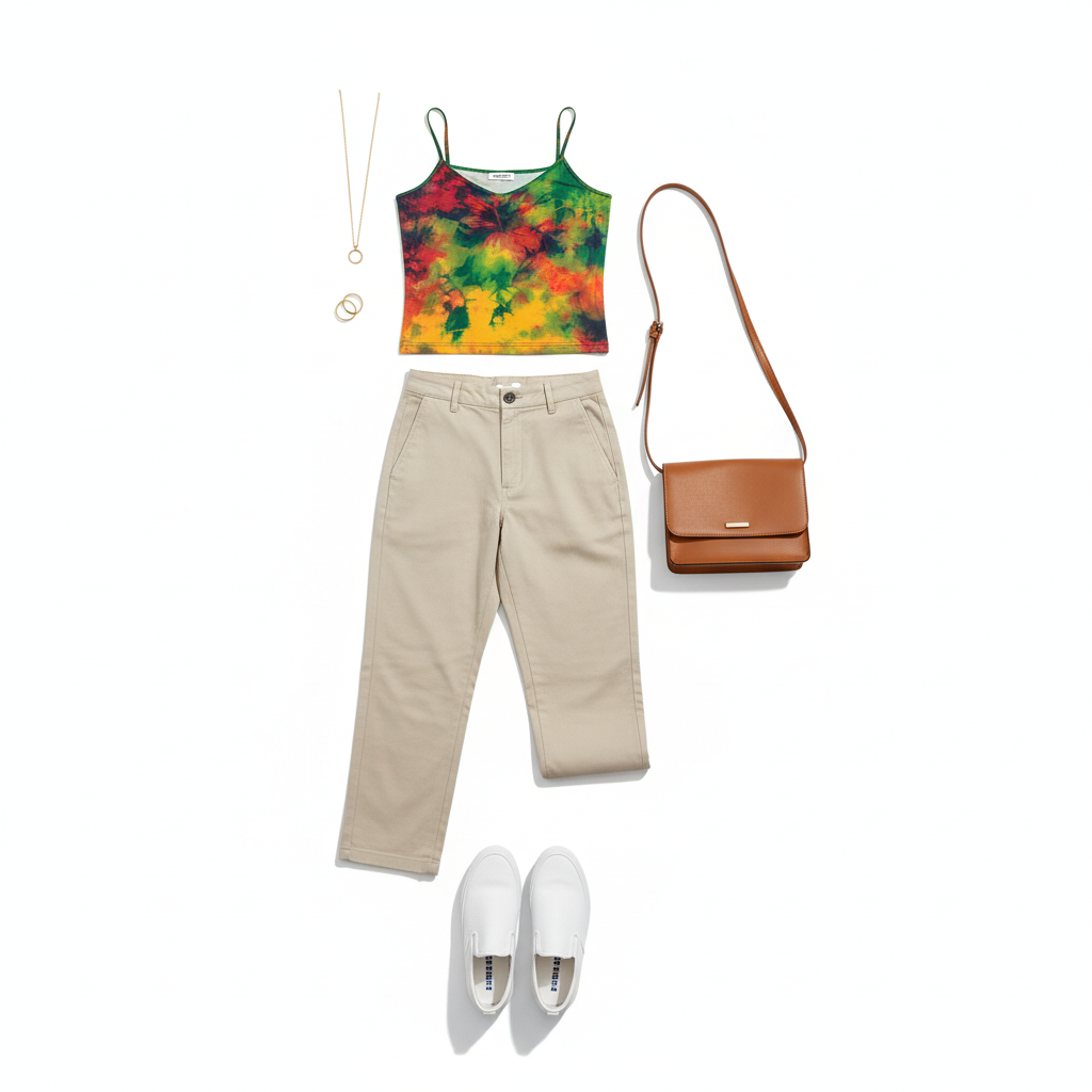 Blusa de tirantes con fruncido que alegra tu día