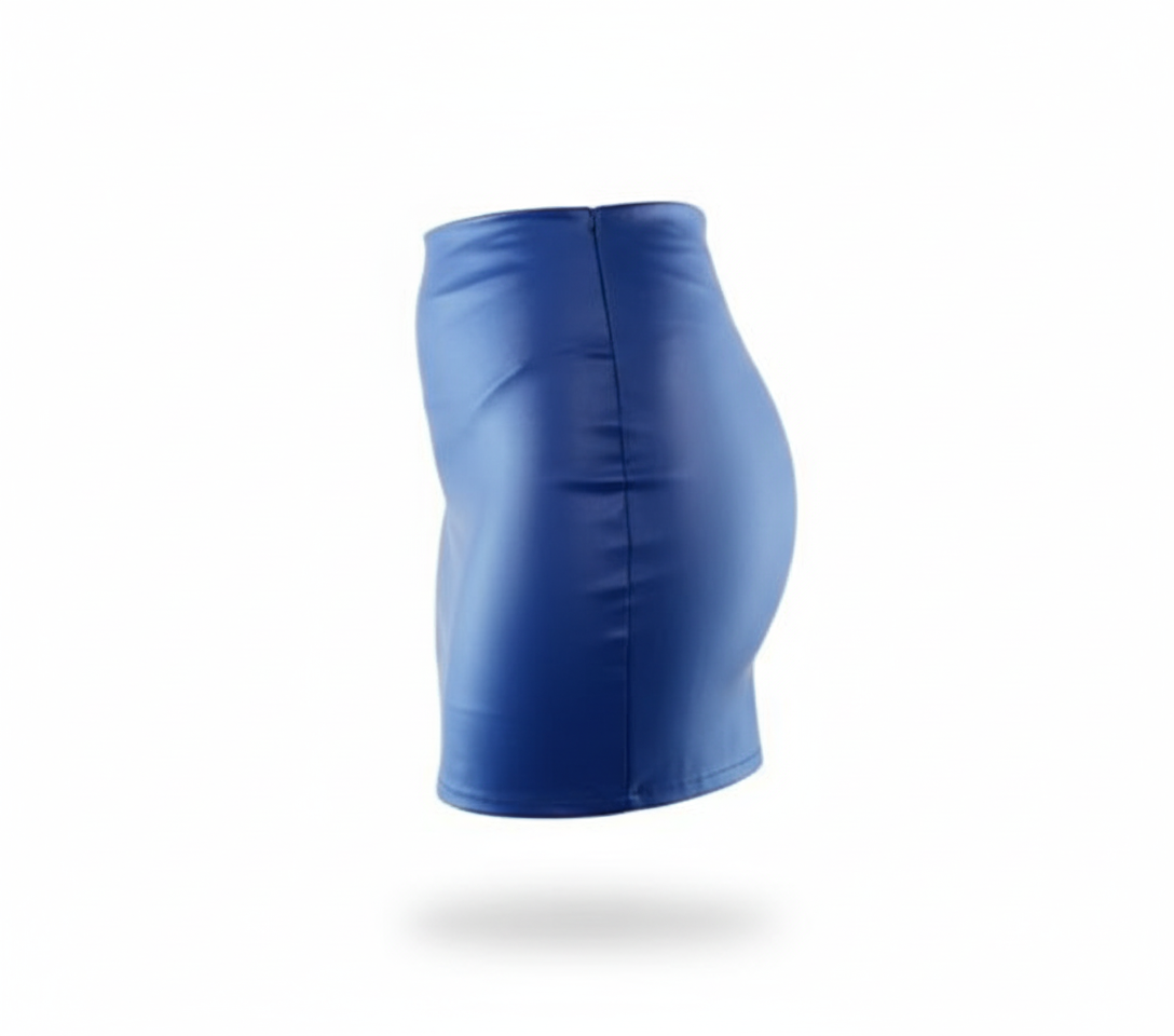 Minifalda vinipiel que define tu silueta con elegancia urbana