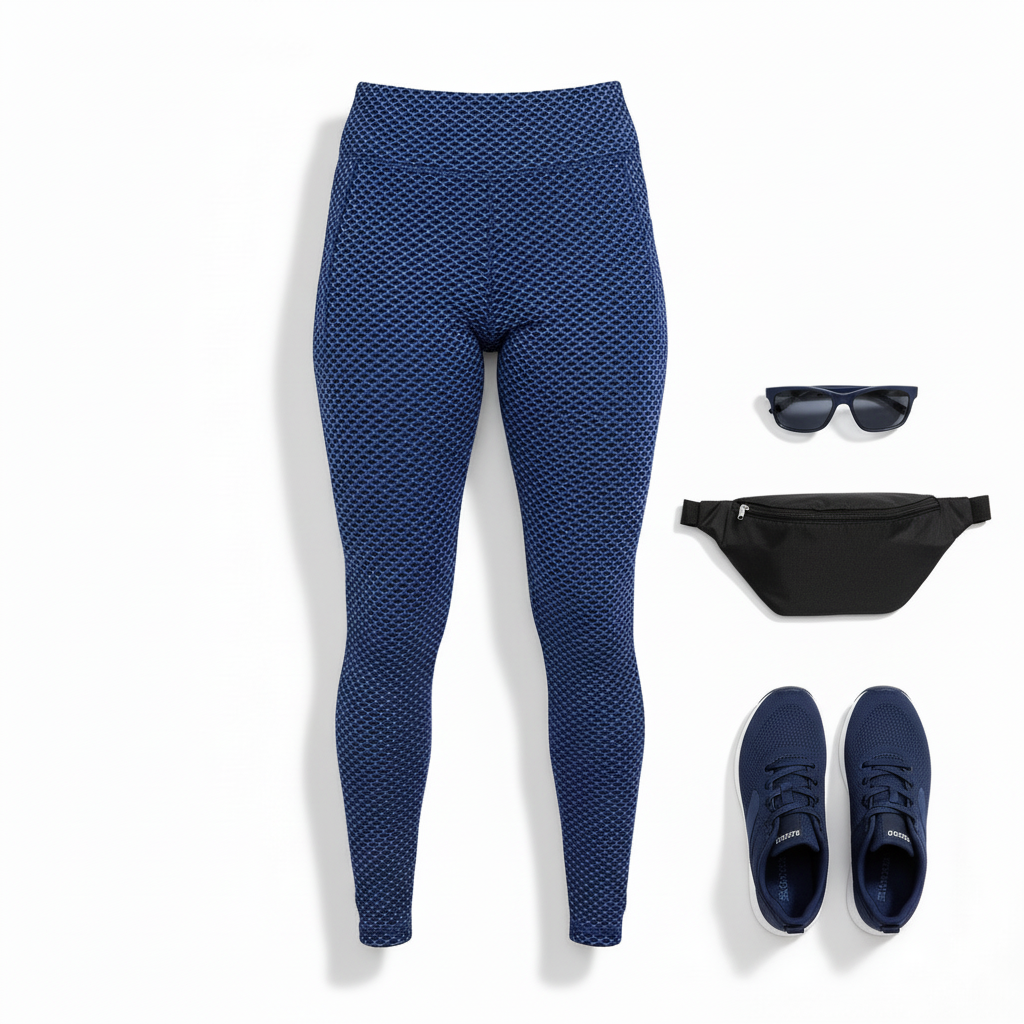 Leggins ajustados con textura 3D que define y resalta tu silueta