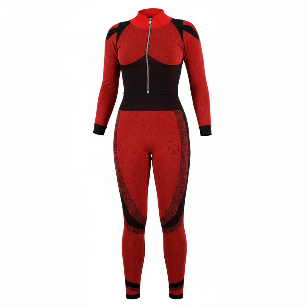 Conjunto deportivo con chaqueta que esculpe tu figura con actitud