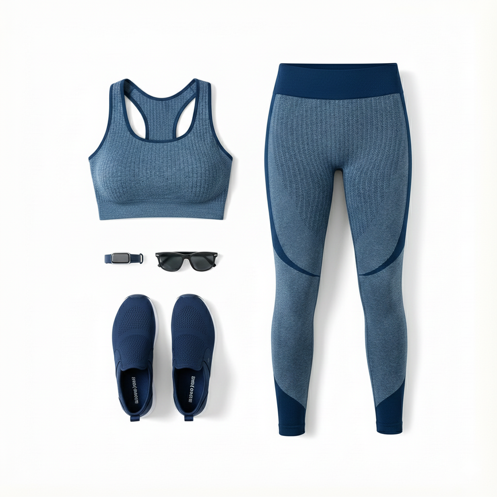 Conjunto deportivo que moldea tu figura con diseño cruzado y firmeza visual