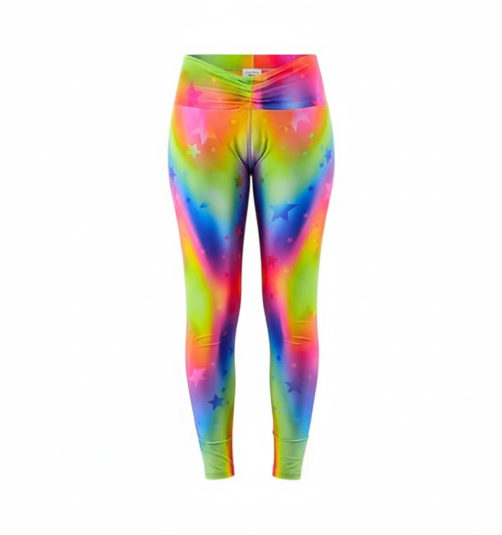 Leggins deportivos con estampado acuarela que energizan tu rutina