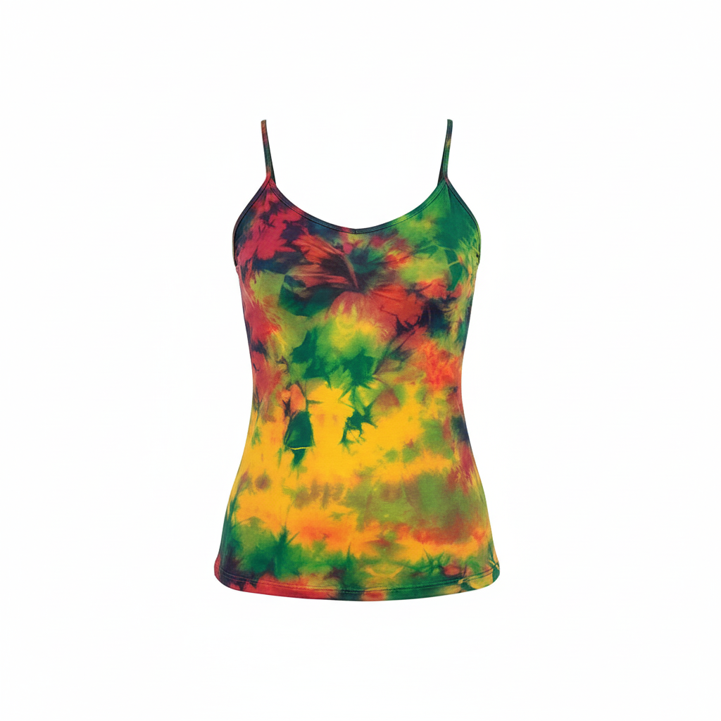 Blusa de tirantes con fruncido que alegra tu día