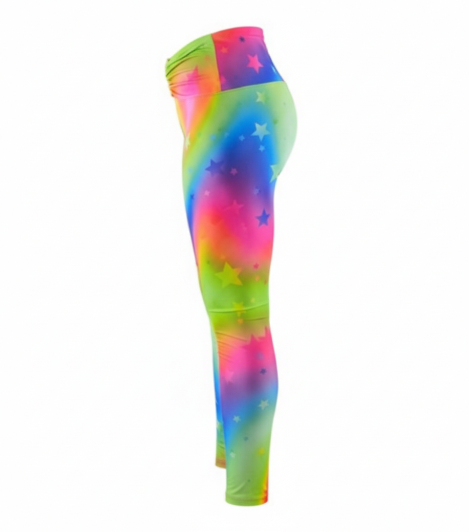 Leggins deportivos con estampado acuarela que energizan tu rutina