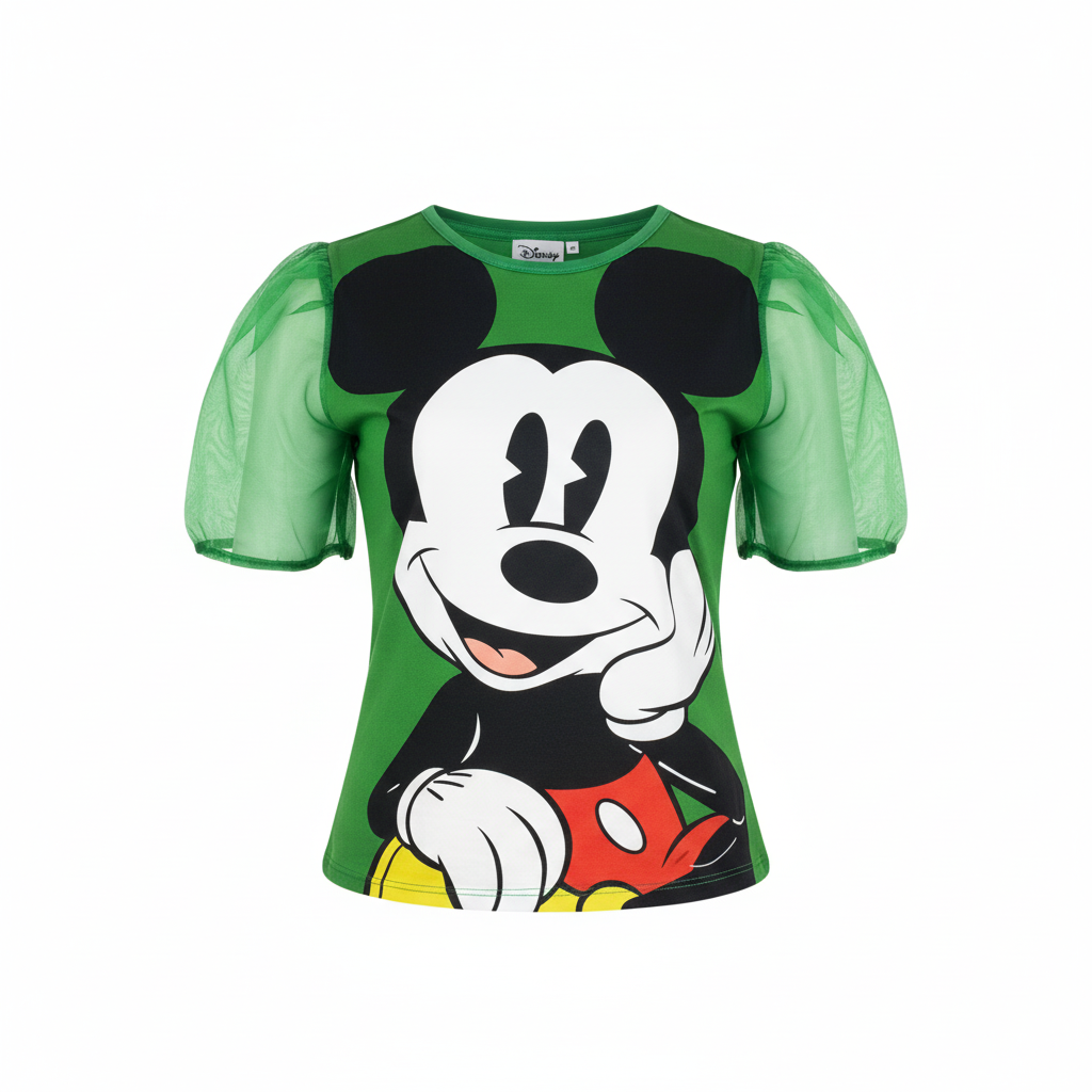 Blusa manga princesa con estampado divertido que resalta tu personalidad