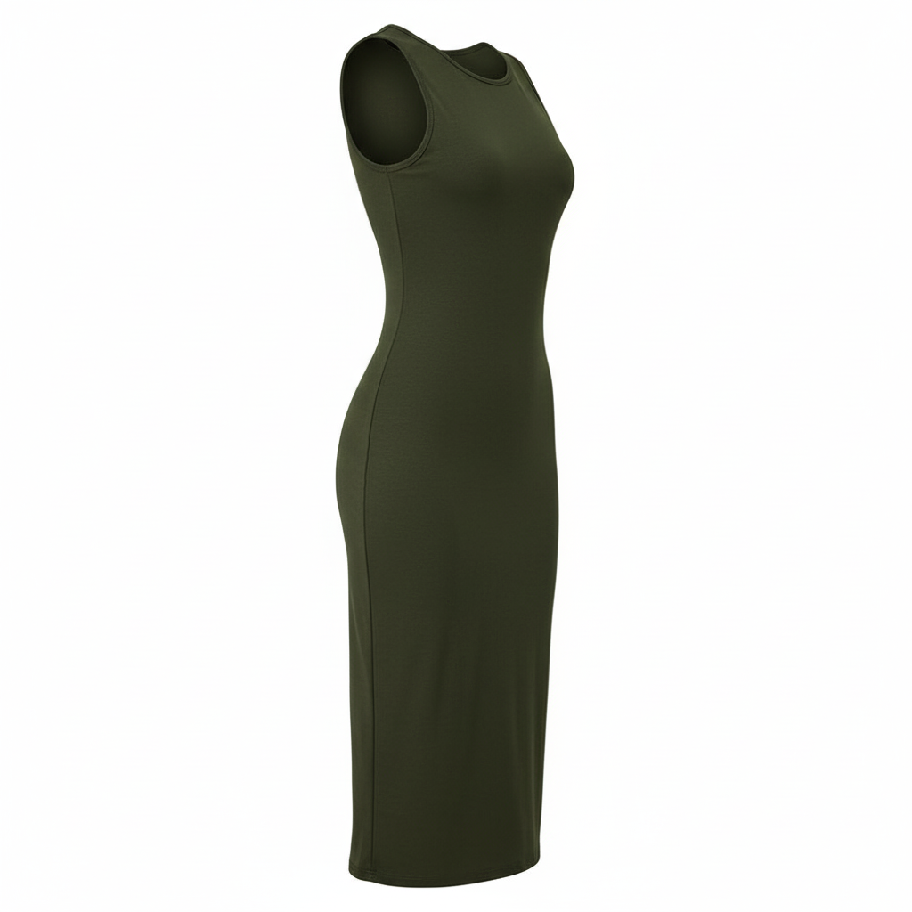 Vestido chanel con espalda descubierta que acentúa tu silueta