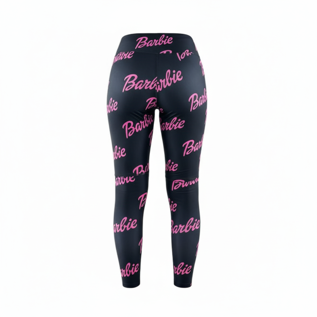 Leggins deportivos con estampado Barbie que realzan tu energía visual