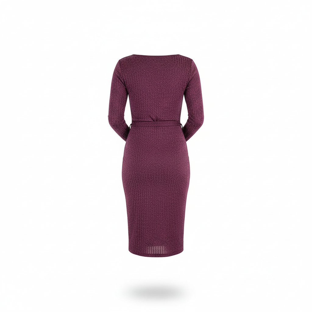 Vestido corte Chanel 3/4 que estiliza tu silueta con elegancia atemporal