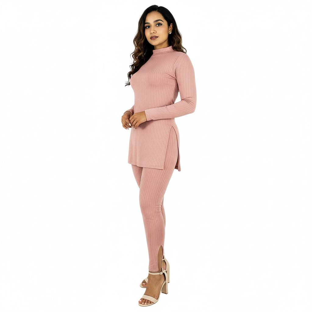 Conjunto de blusa y pantalón con diseño que realza tu silueta