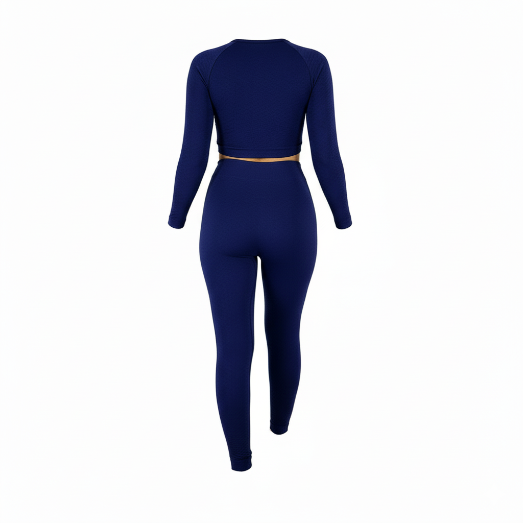Conjunto deportivo moldeador que estiliza tu figura con impacto visual