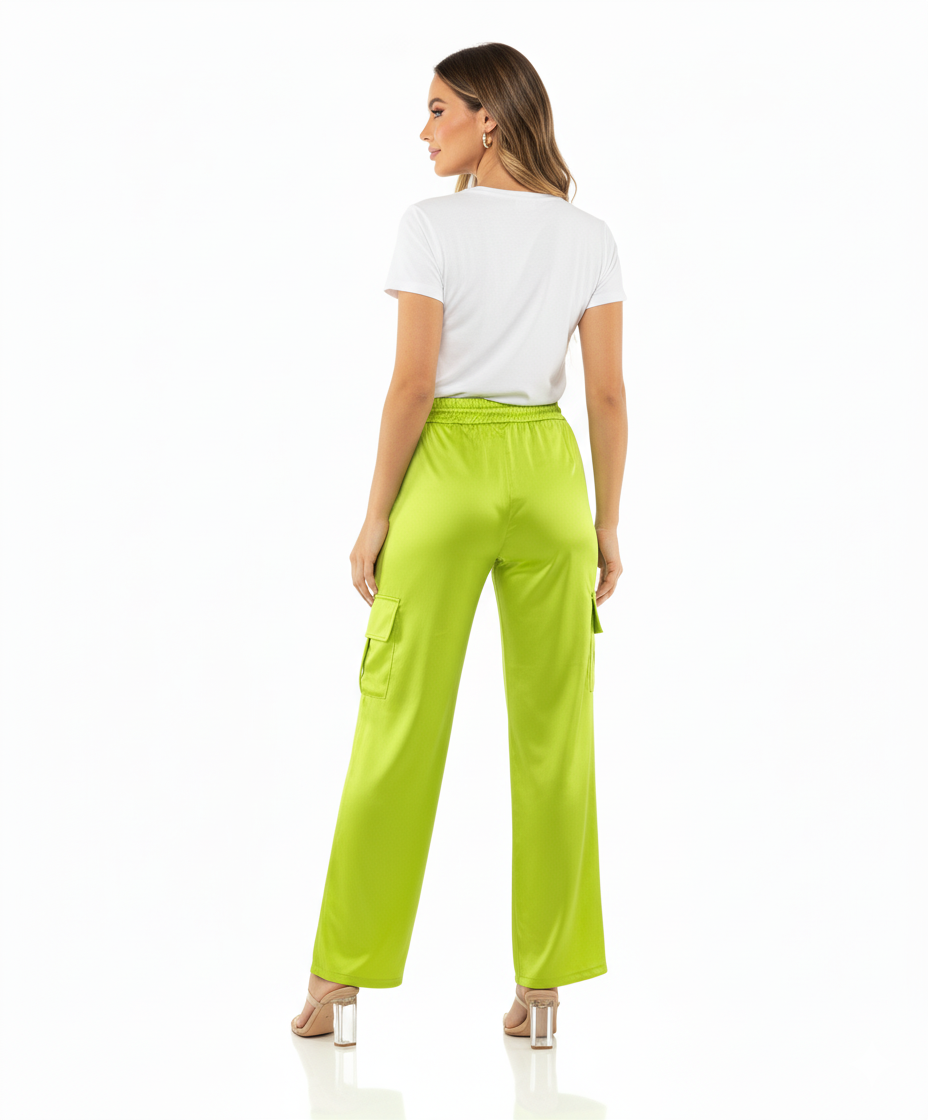 Pantalón cargo de corte recto que aporta estilo y libertad urbana