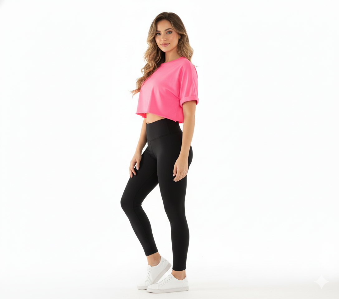 Crop top de confort activo para moverte con libertad todo el día