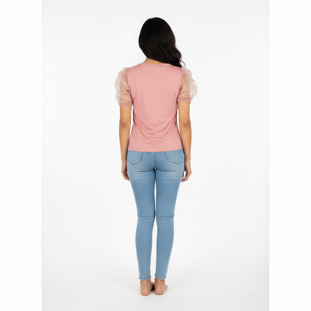 Blusa manga princesa con estampado divertido que resalta tu personalidad
