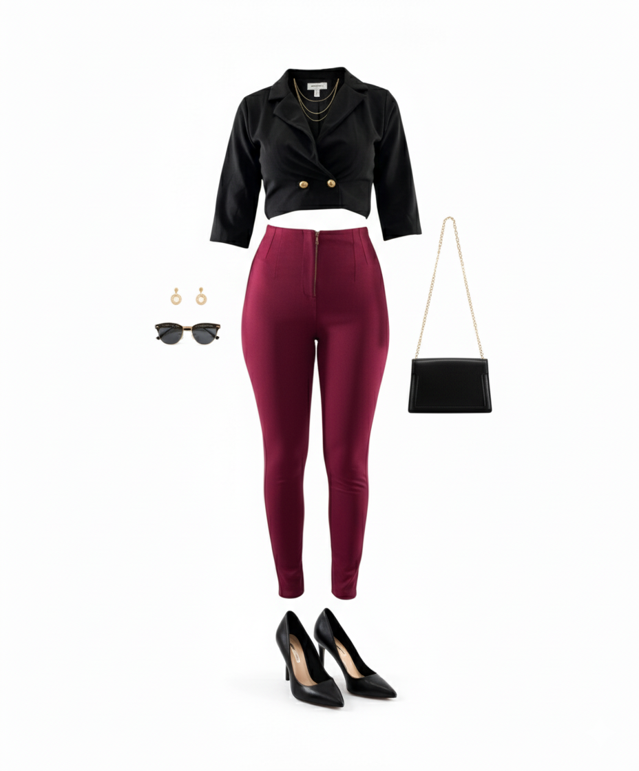 Conjunto casual con blazer que define tu silueta con elegancia relajada