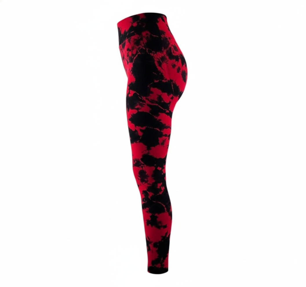 Leggins deportivo con estampado acuarela que potencia tu energía visual