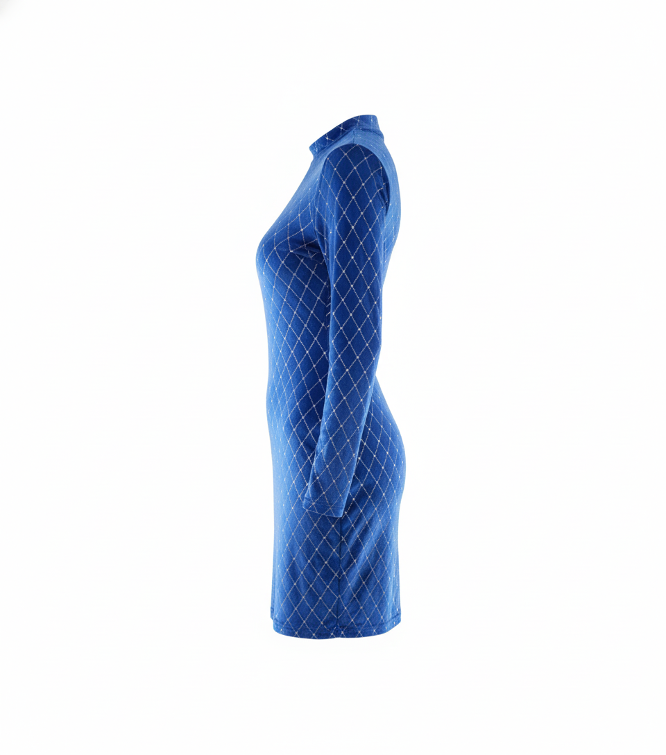 Vestido corto con transparencias y brillo que potencia tu sensualidad