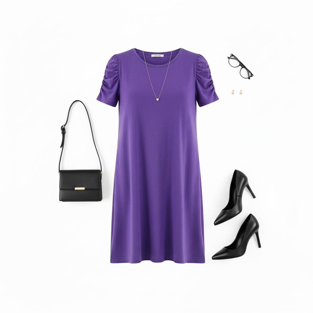 Vestido corte imperio que suaviza tu silueta con delicadeza casual