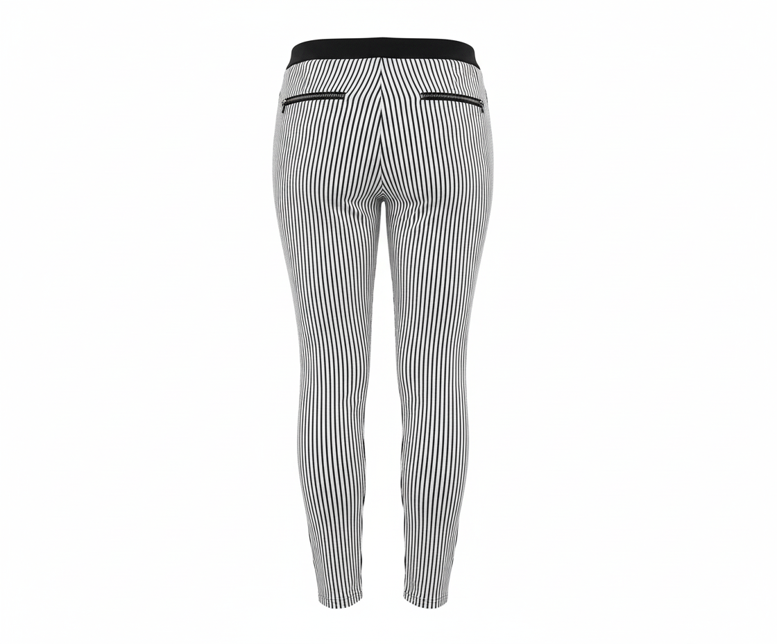Pantalón recto ajustado con cinturón que define tu silueta con elegancia casual