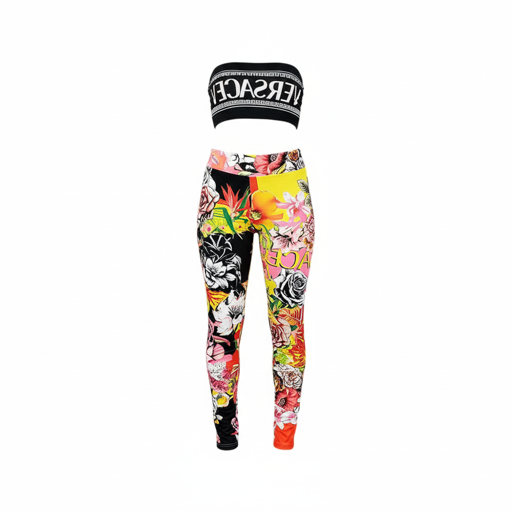 Conjunto casual floral que realza tu figura con actitud atrevida