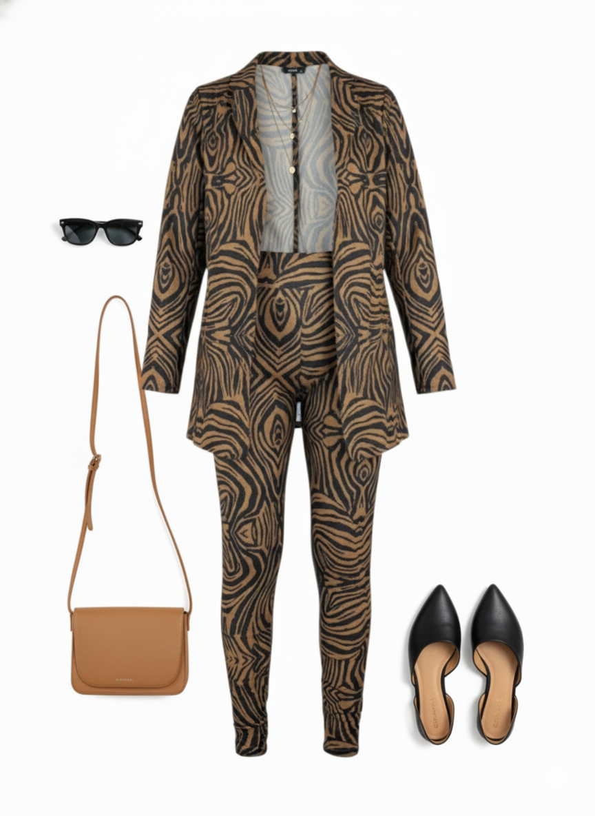Conjunto blazer y pantalón que potencia tu silueta con elegancia audaz