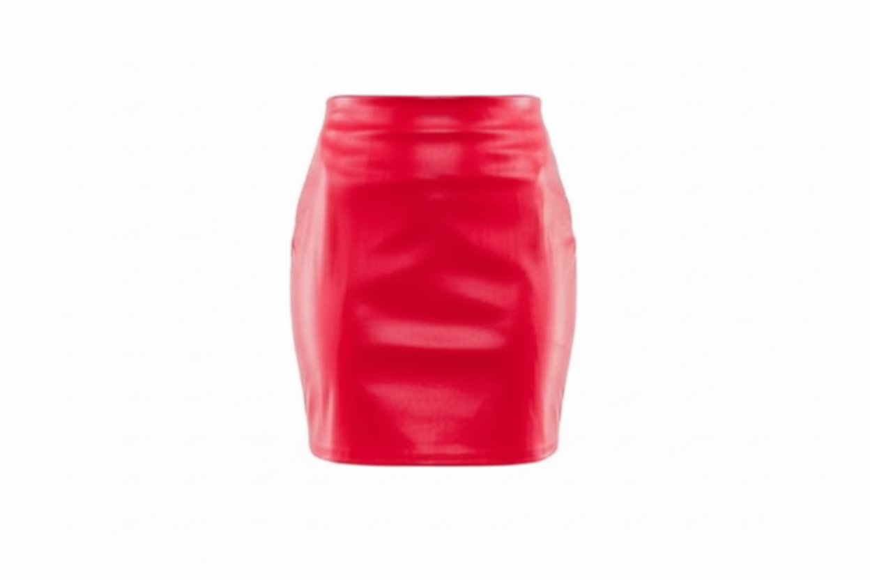 Minifalda vinipiel que define tu silueta con elegancia urbana
