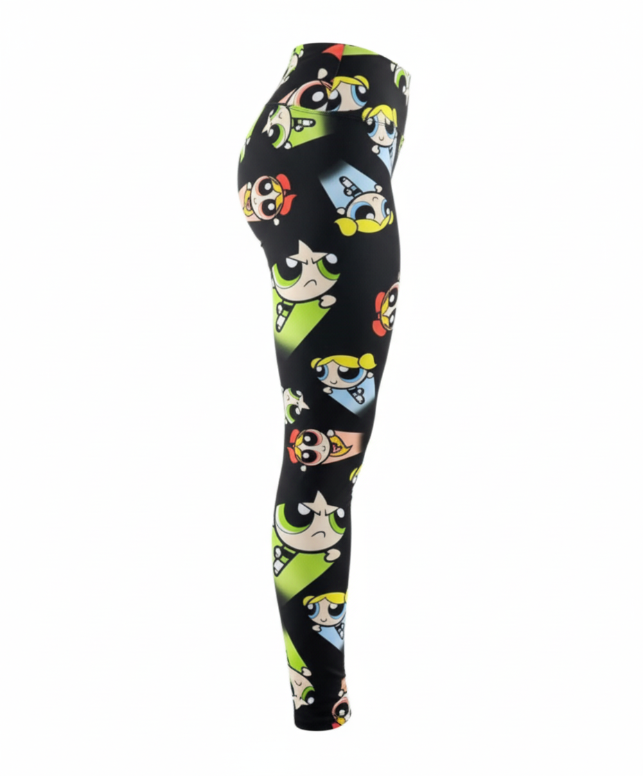 Leggins deportivos con estampado animado que despiertan tu poder interior