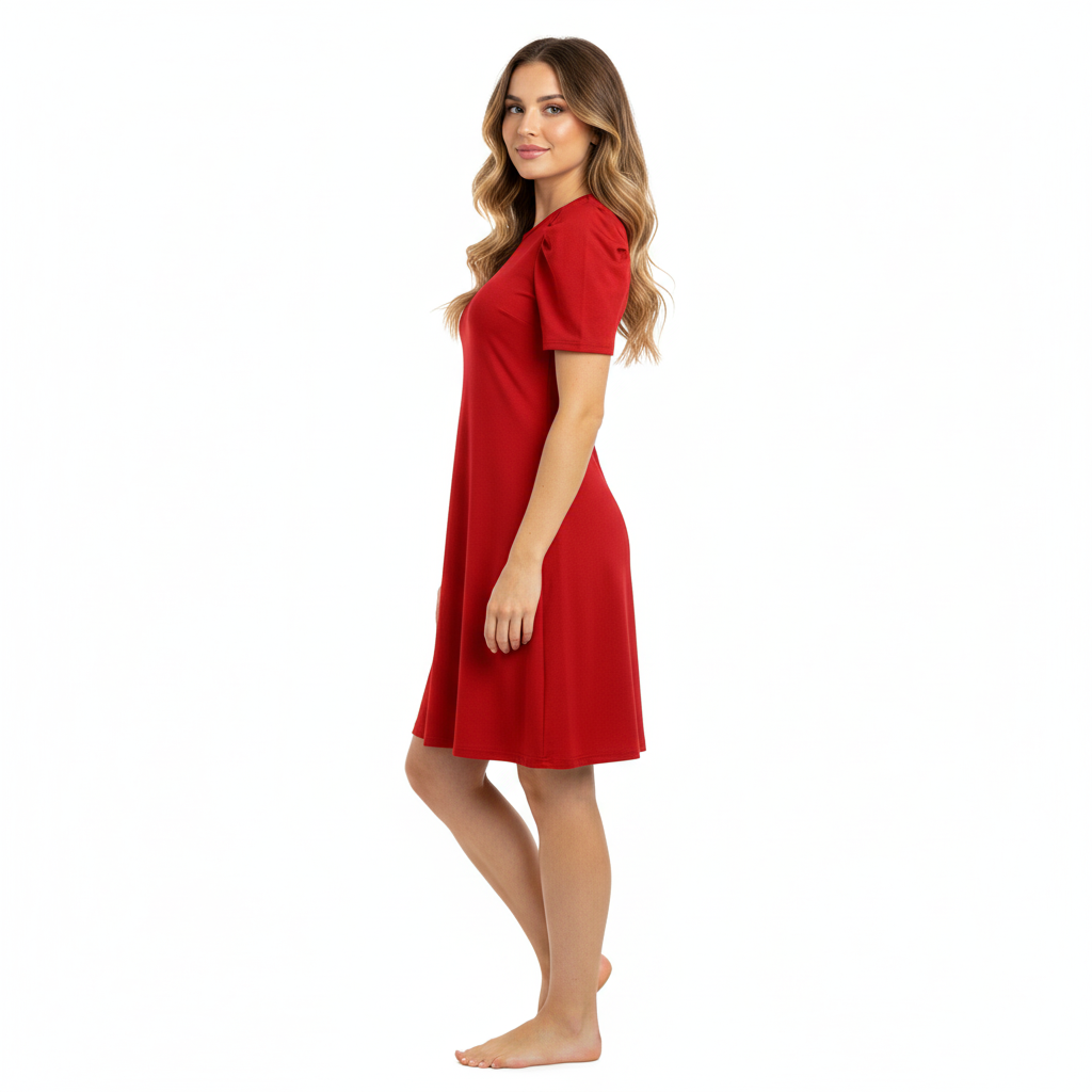 Vestido corte imperio con caída suave que realza tu feminidad