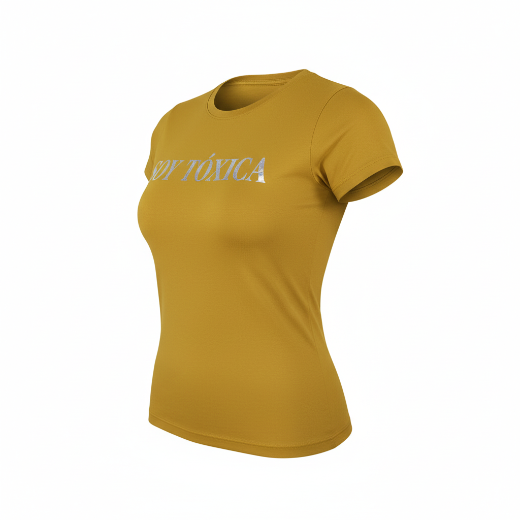 Blusa manga corta con mensaje atrevido para robar miradas