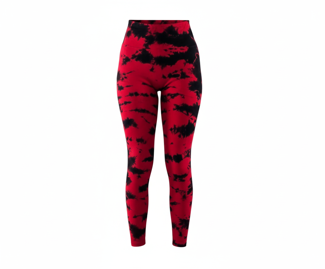 Leggins deportivo con estampado acuarela que potencia tu energía visual