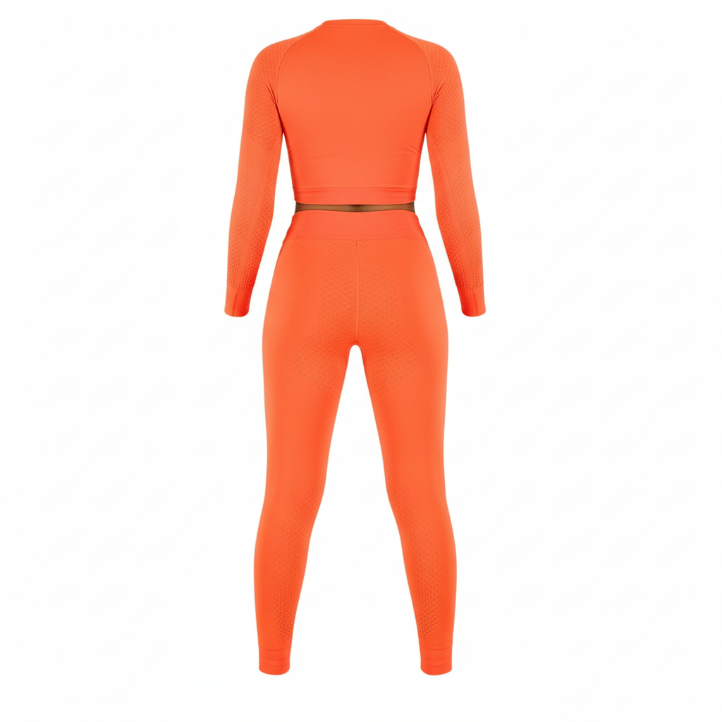 Conjunto deportivo moldeador que estiliza tu figura con impacto visual