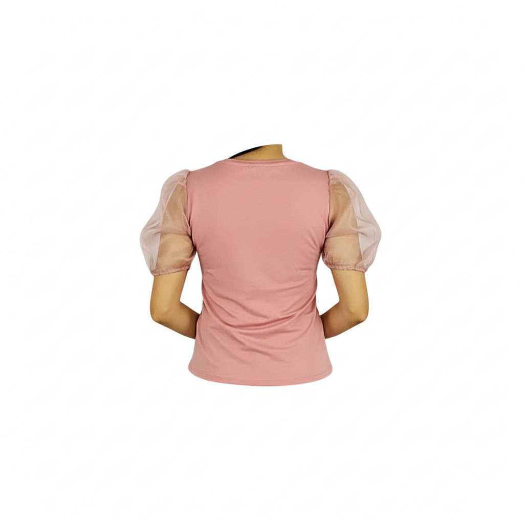 Blusa manga princesa con estampado divertido que resalta tu personalidad