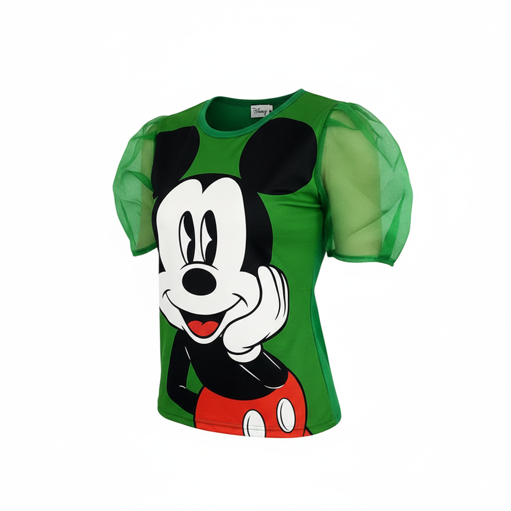 Blusa manga princesa con estampado divertido que resalta tu personalidad