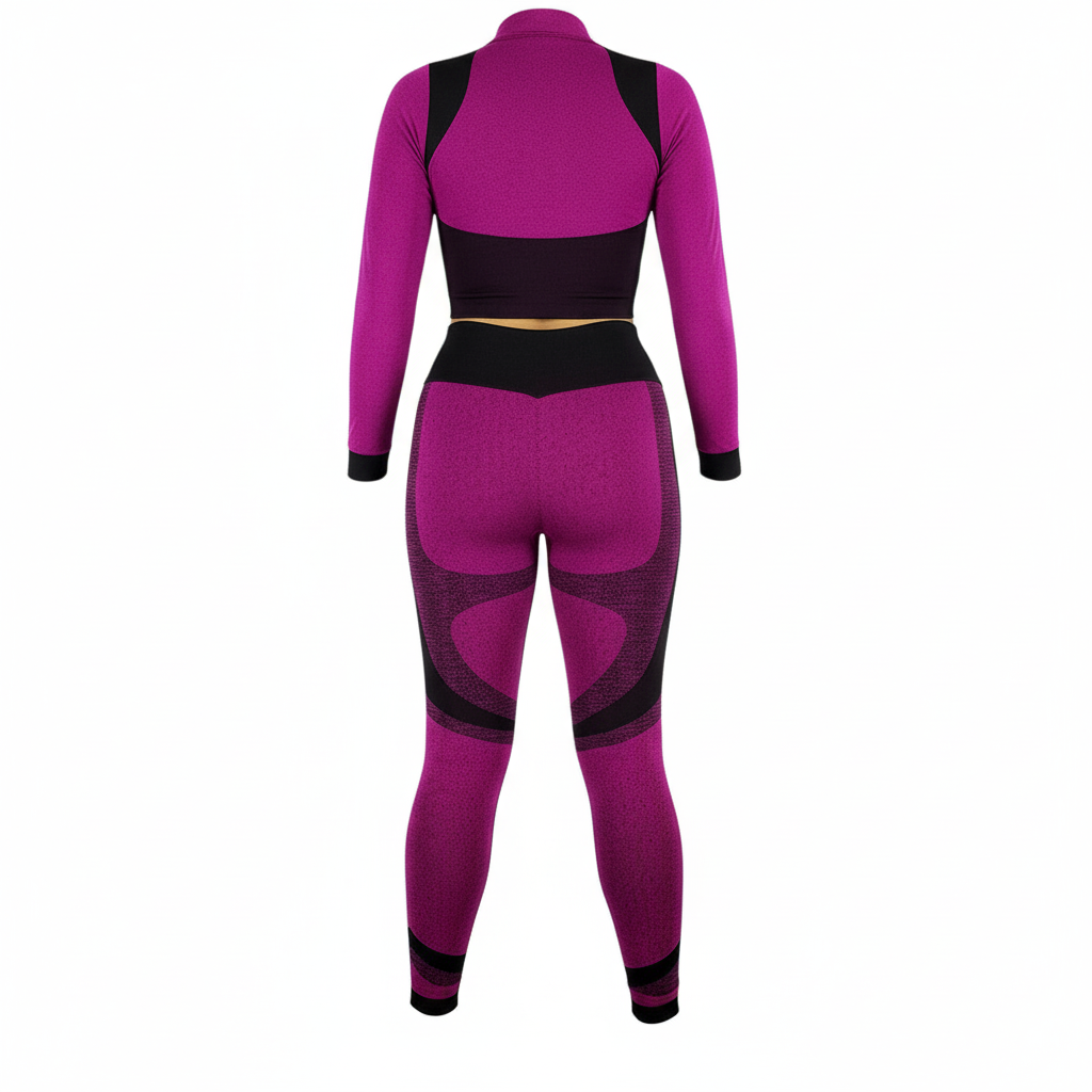 Conjunto deportivo con chaqueta que esculpe tu figura con actitud