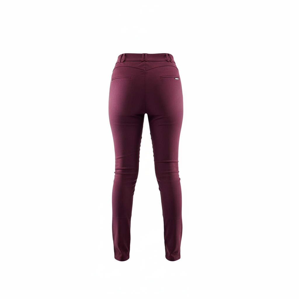 Pantalón recto ajustado con cinturón que define tu silueta con elegancia casual