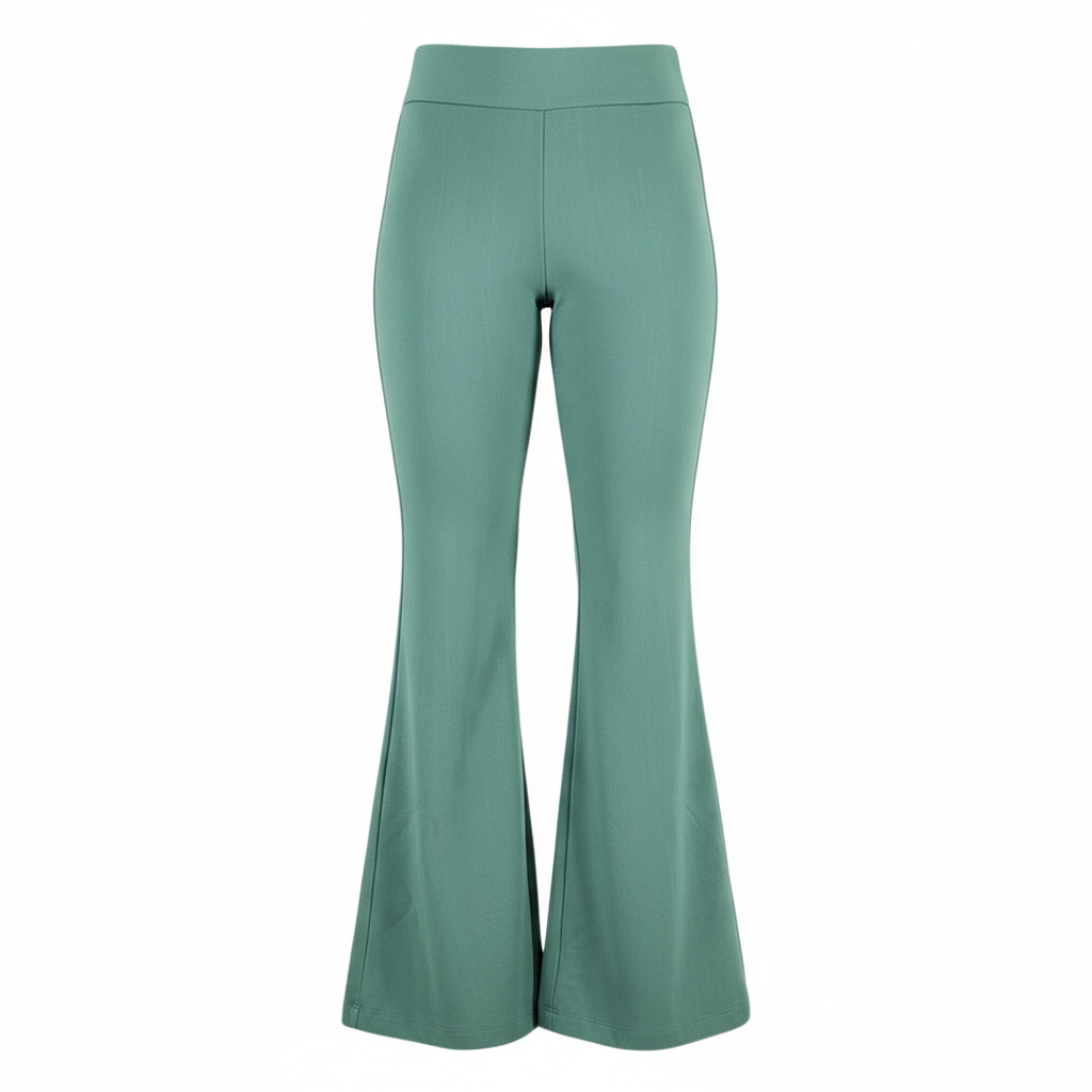 Pantalón acampanado con caída elegante para un look relajado y moderno