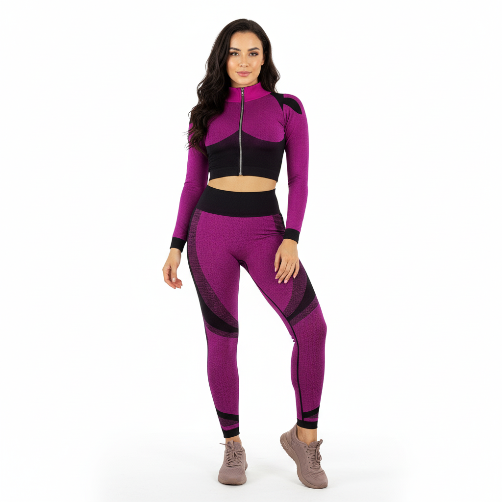 Conjunto deportivo con chaqueta que esculpe tu figura con actitud