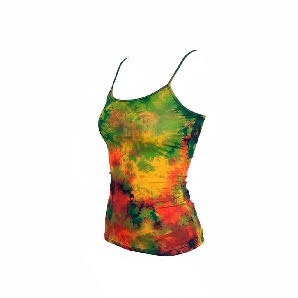 Blusa de tirantes con fruncido que alegra tu día