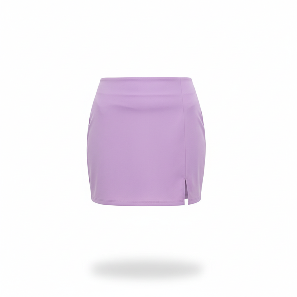 Minifalda con abertura lateral que resalta tu estilo con frescura juvenil