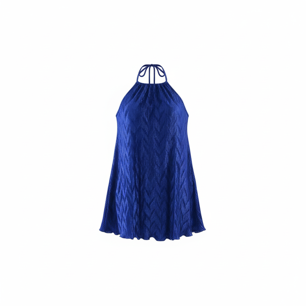 Vestido corto de tirantes que realza tu frescura con libertad y encanto