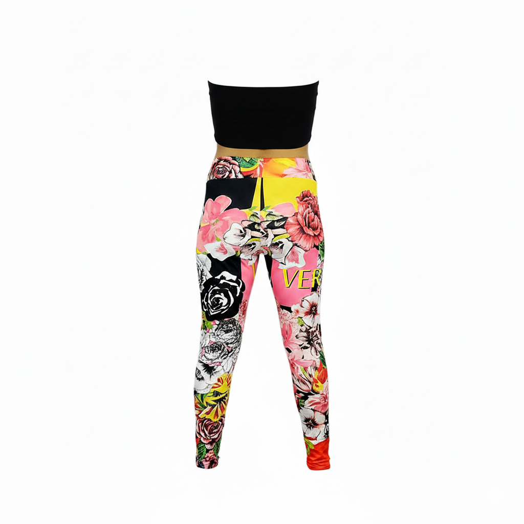 Conjunto casual floral que realza tu figura con actitud atrevida