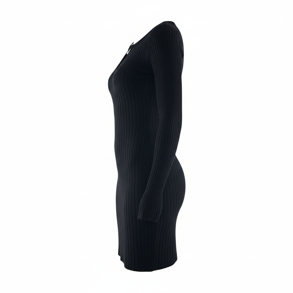 Vestido corto ajustado que realza tu figura con elegancia casual