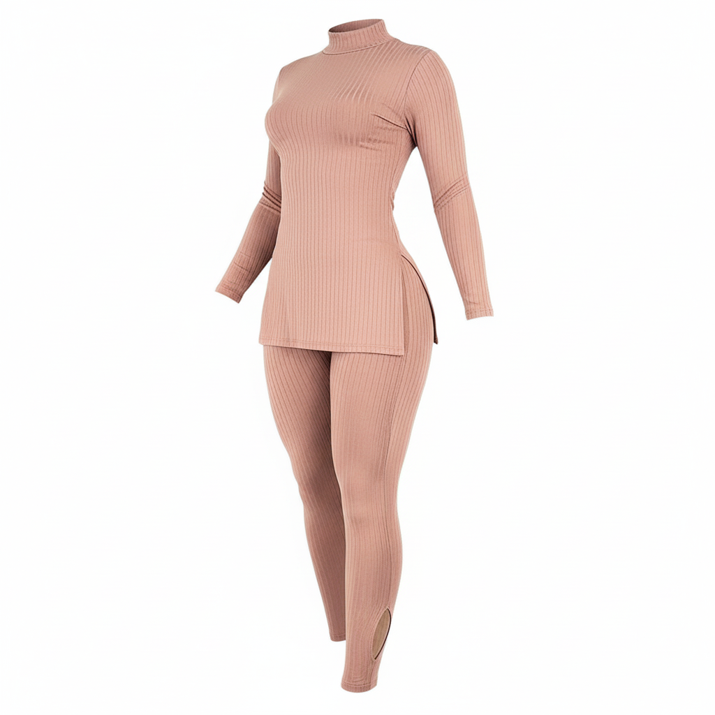 Conjunto de blusa y pantalón con diseño que realza tu silueta