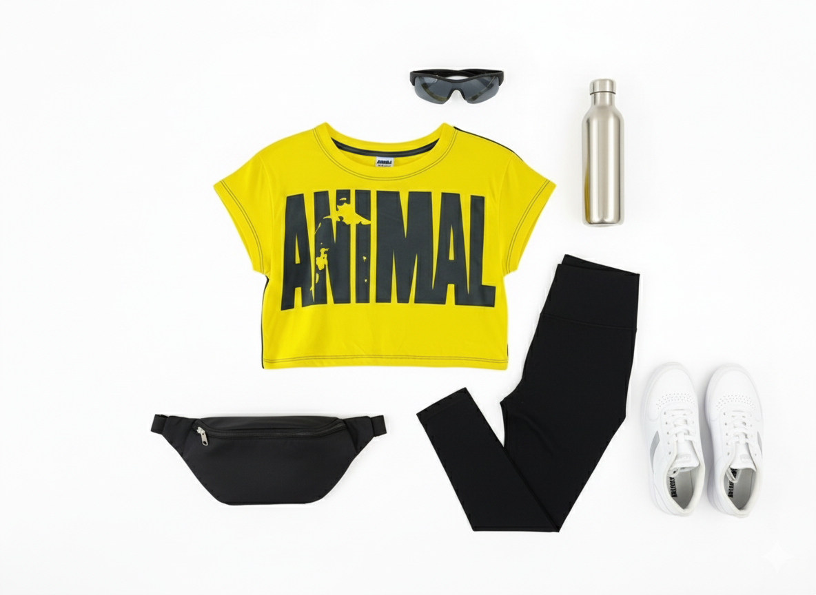 Crop top con estampado frontal que celebra tu estilo sin complicaciones