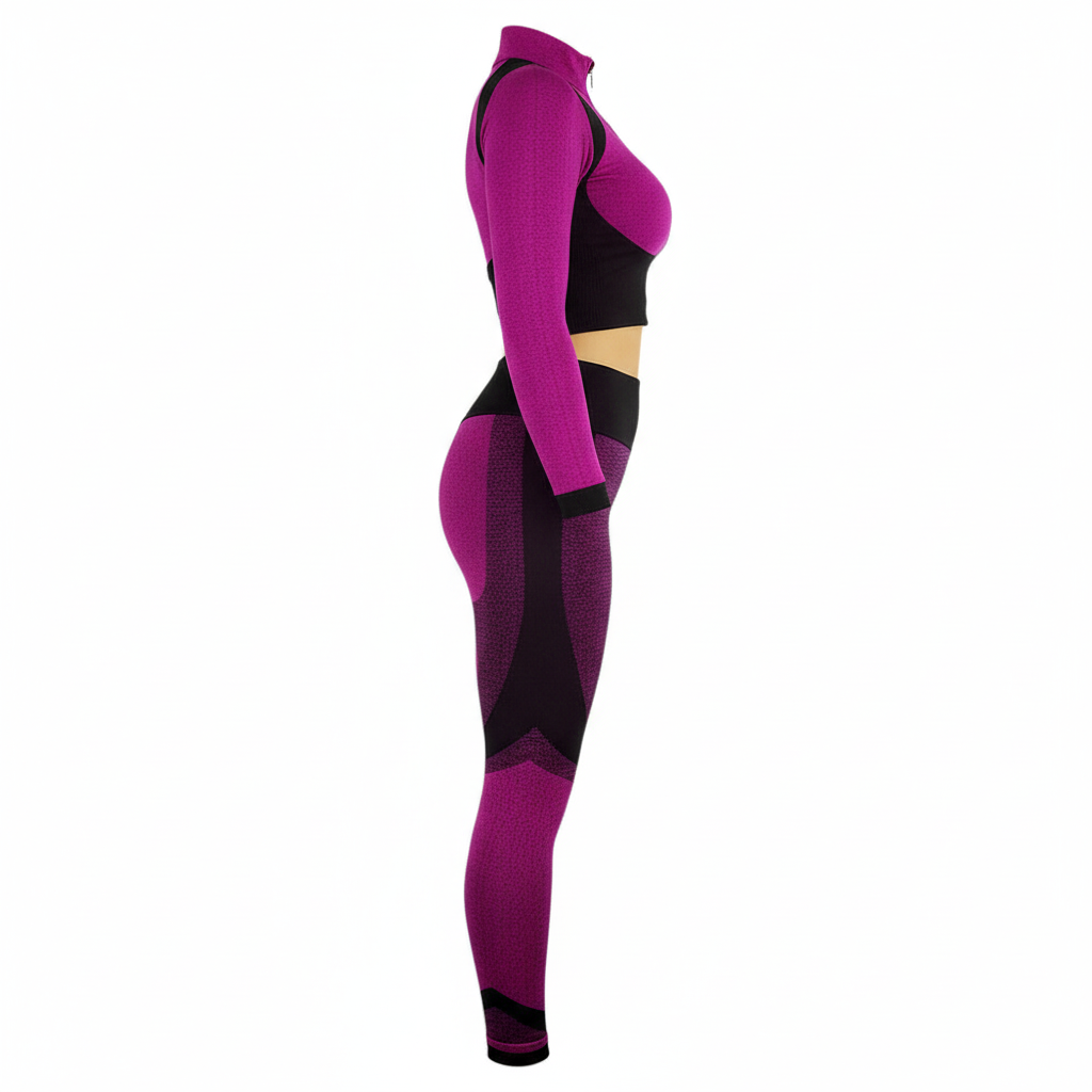 Conjunto deportivo con chaqueta que esculpe tu figura con actitud